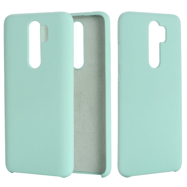 For Xiaomi Redmi Note 8 Pro Solid Color Liquid Silicone Dropproof Protective Case