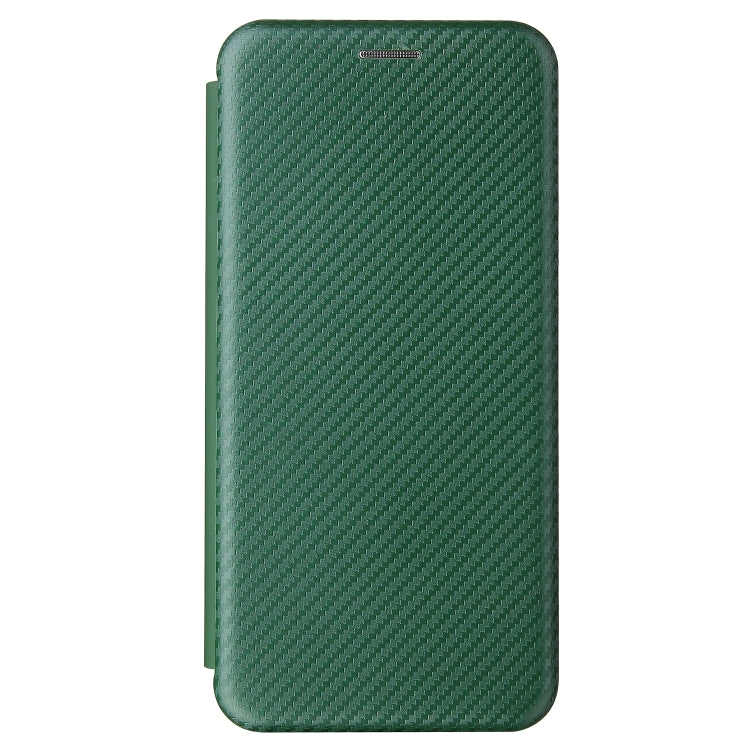 For OPPO Reno5 Pro 5G Carbon Fiber Texture Horizontal Flip TPU + PC + PU Leather Case with Card Slot