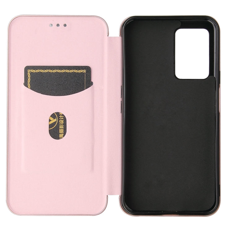 For Cubot X30 Carbon Fiber Texture Horizontal Flip TPU + PC + PU Leather Case with Card Slot