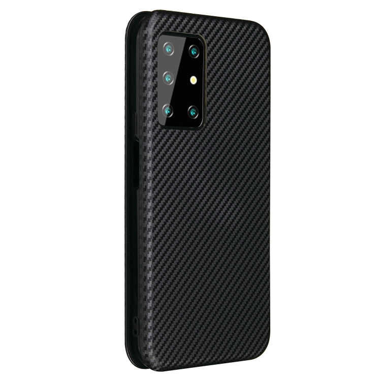 For Cubot X30 Carbon Fiber Texture Horizontal Flip TPU + PC + PU Leather Case with Card Slot