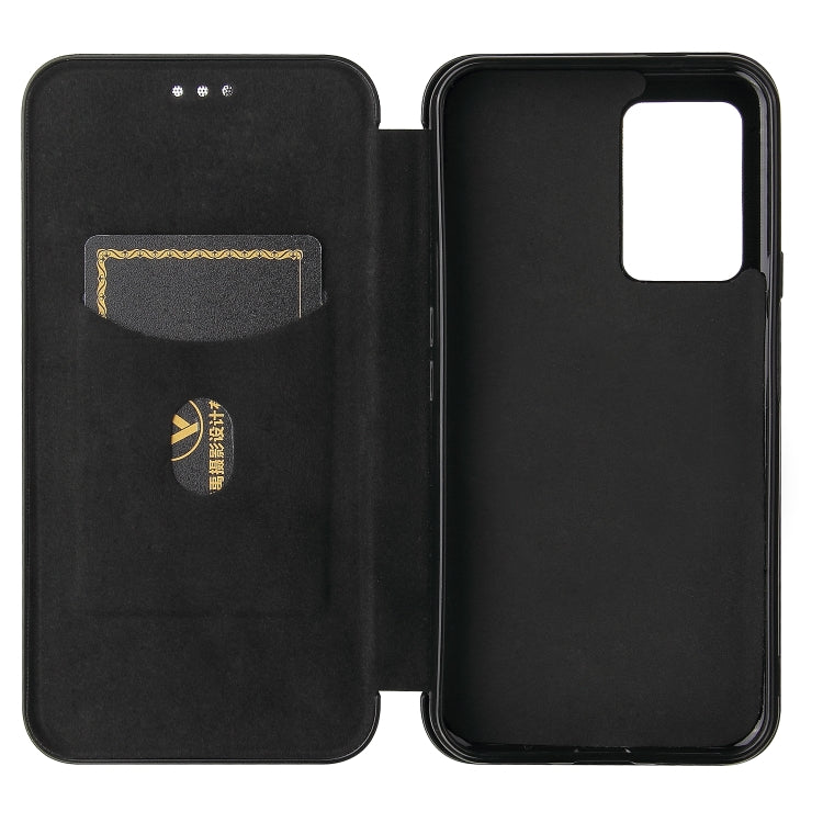 For Cubot X30 Carbon Fiber Texture Horizontal Flip TPU + PC + PU Leather Case with Card Slot