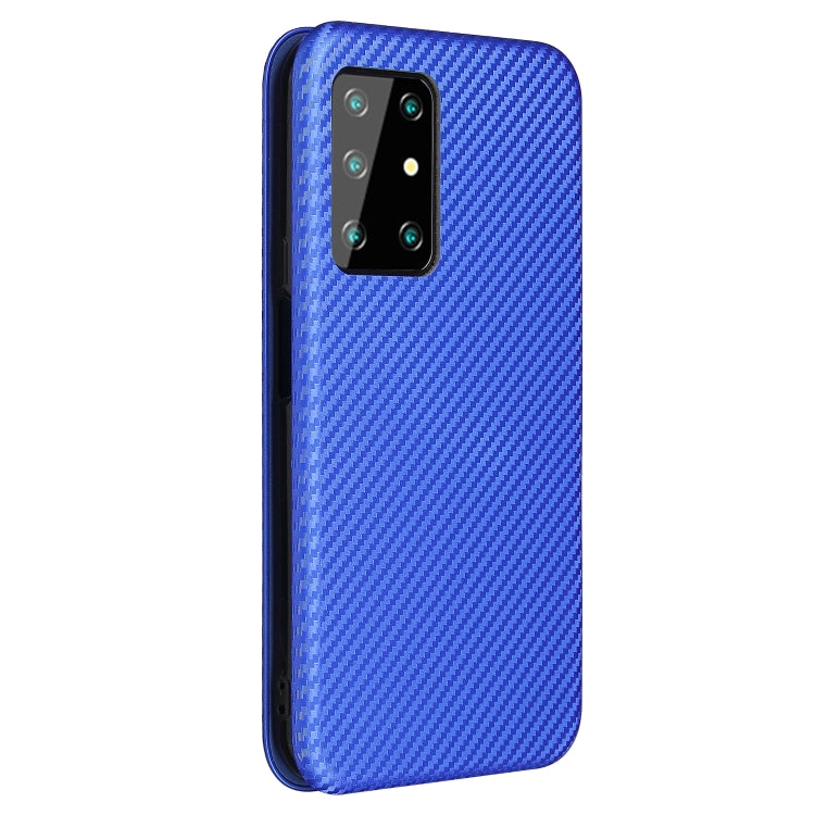 For Cubot X30 Carbon Fiber Texture Horizontal Flip TPU + PC + PU Leather Case with Card Slot