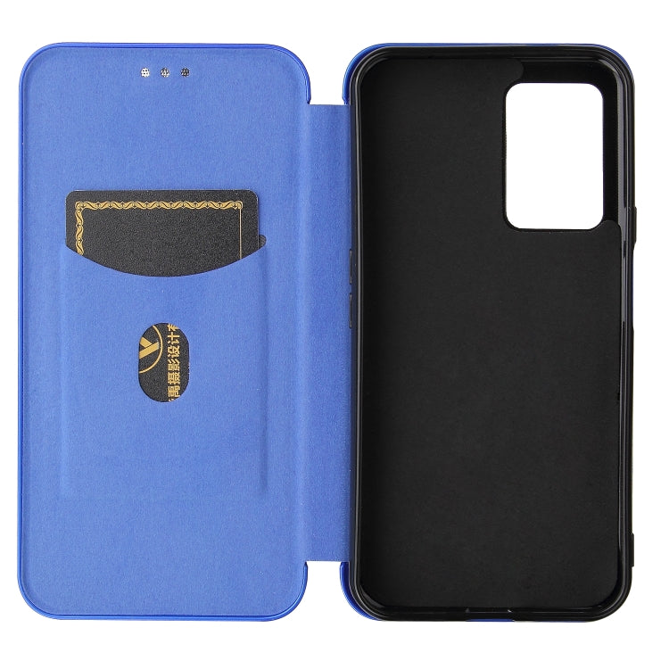 For Cubot X30 Carbon Fiber Texture Horizontal Flip TPU + PC + PU Leather Case with Card Slot