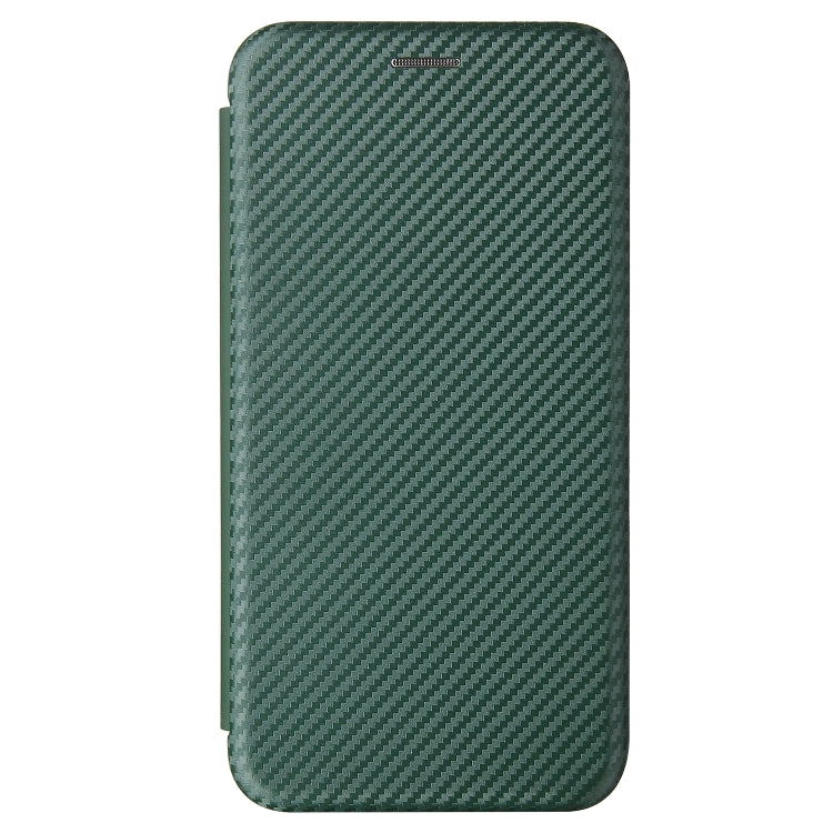 For Cubot X30 Carbon Fiber Texture Horizontal Flip TPU + PC + PU Leather Case with Card Slot