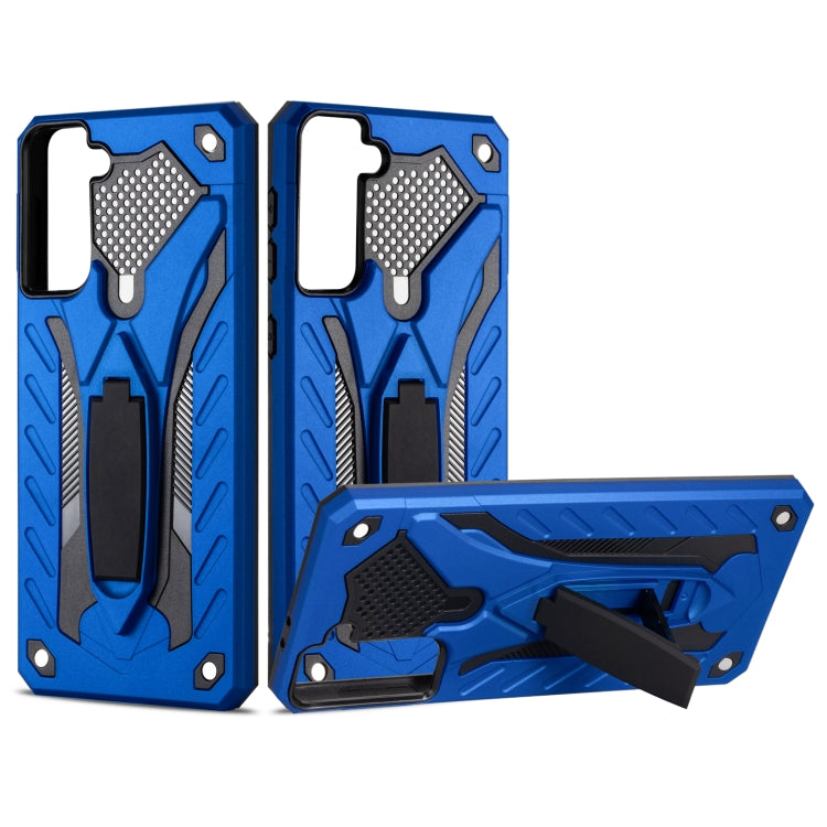 For Samsung Galaxy S21+ 5G Shockproof TPU + PC Protective Case with Holder