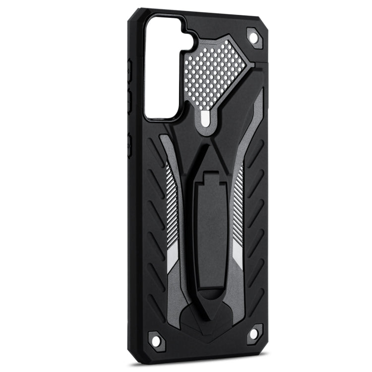 For Samsung Galaxy S21+ 5G Shockproof TPU + PC Protective Case with Holder