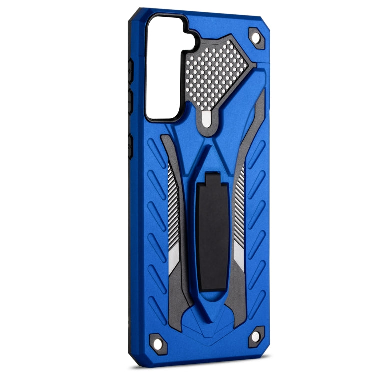 For Samsung Galaxy S21 5G Shockproof TPU + PC Protective Case with Holder