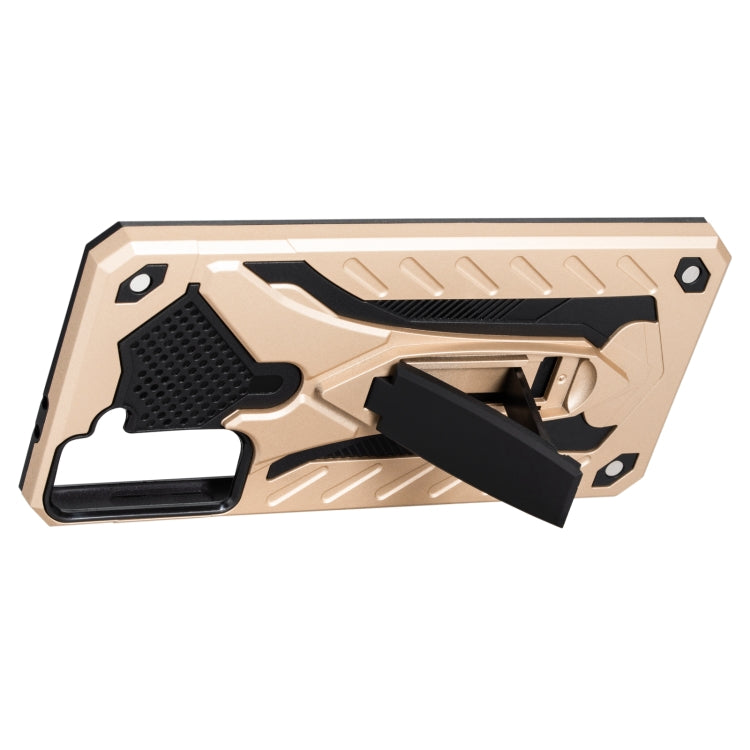 For Samsung Galaxy S21 5G Shockproof TPU + PC Protective Case with Holder