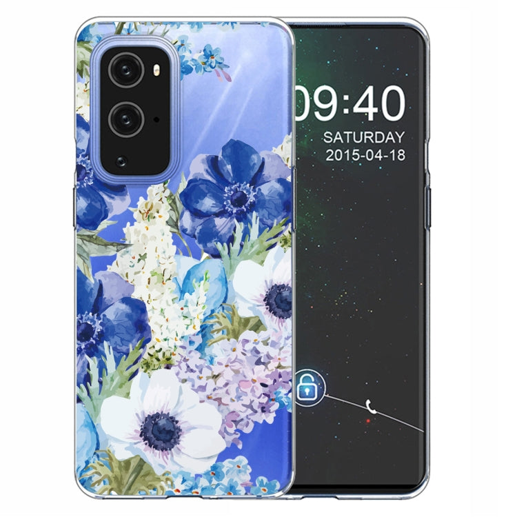 For OnePlus 9 Pro Colored Drawing Pattern Highly Transparent TPU Protective Case