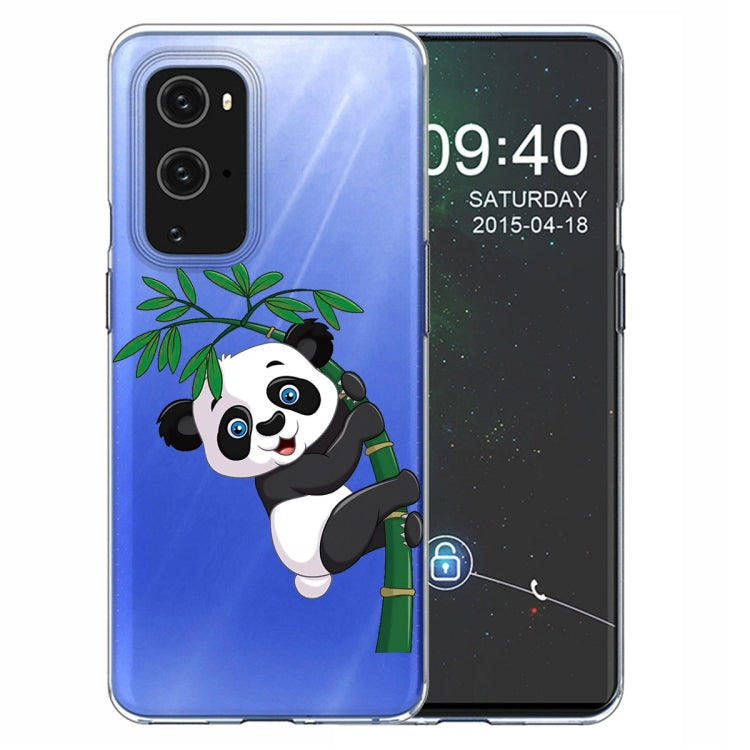For OnePlus 9 Pro Colored Drawing Pattern Highly Transparent TPU Protective Case