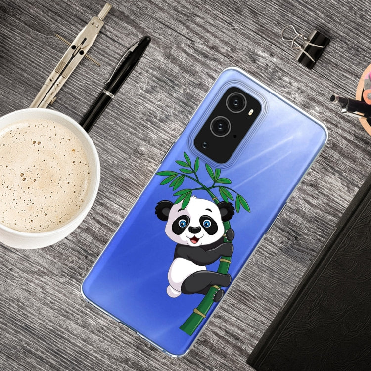 For OnePlus 9 Pro Colored Drawing Pattern Highly Transparent TPU Protective Case