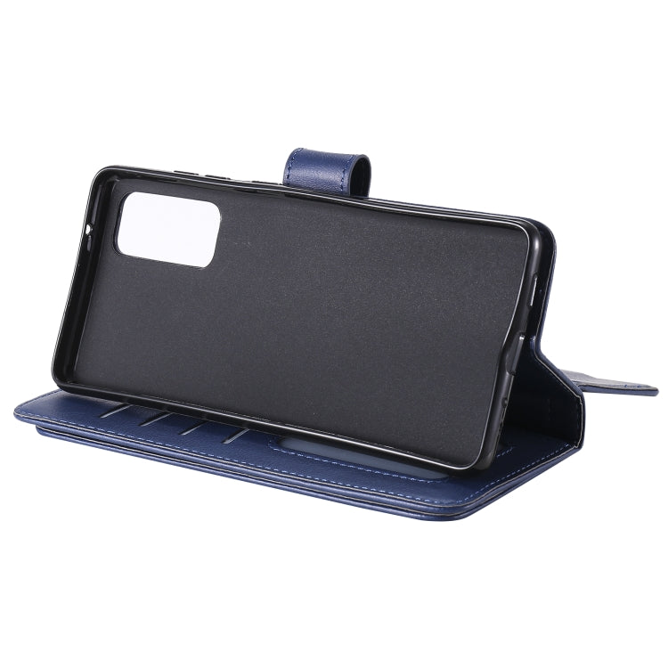 For Samsung Galaxy S20 FE 5G Multifunctional Magnetic Copper Buckle Horizontal Flip Solid Color Leather Case with 10 Card Slots & Wallet & Holder & Photo Frame