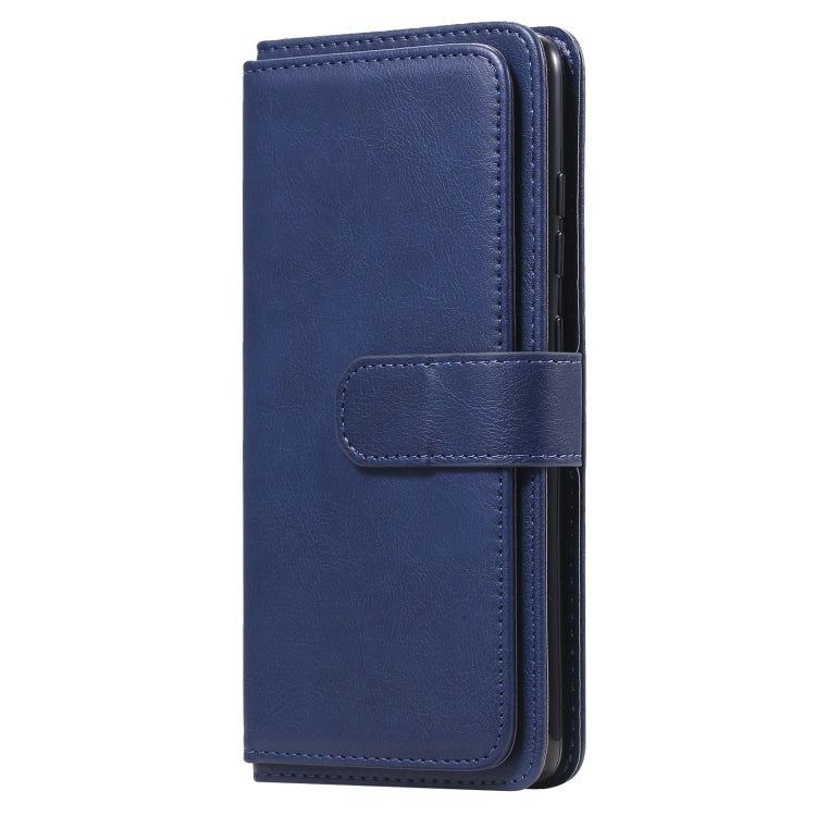 For Samsung Galaxy S20 FE 5G Multifunctional Magnetic Copper Buckle Horizontal Flip Solid Color Leather Case with 10 Card Slots & Wallet & Holder & Photo Frame