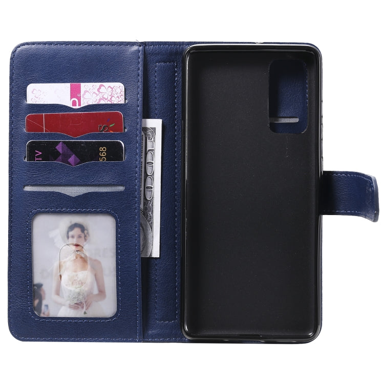 For Samsung Galaxy S20 FE 5G Multifunctional Magnetic Copper Buckle Horizontal Flip Solid Color Leather Case with 10 Card Slots & Wallet & Holder & Photo Frame