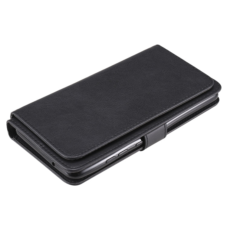 For Samsung Galaxy S20 FE 5G Multifunctional Magnetic Copper Buckle Horizontal Flip Solid Color Leather Case with 10 Card Slots & Wallet & Holder & Photo Frame