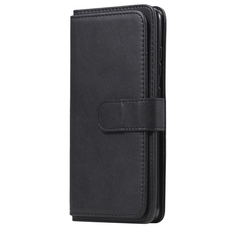 For Samsung Galaxy S20 FE 5G Multifunctional Magnetic Copper Buckle Horizontal Flip Solid Color Leather Case with 10 Card Slots & Wallet & Holder & Photo Frame