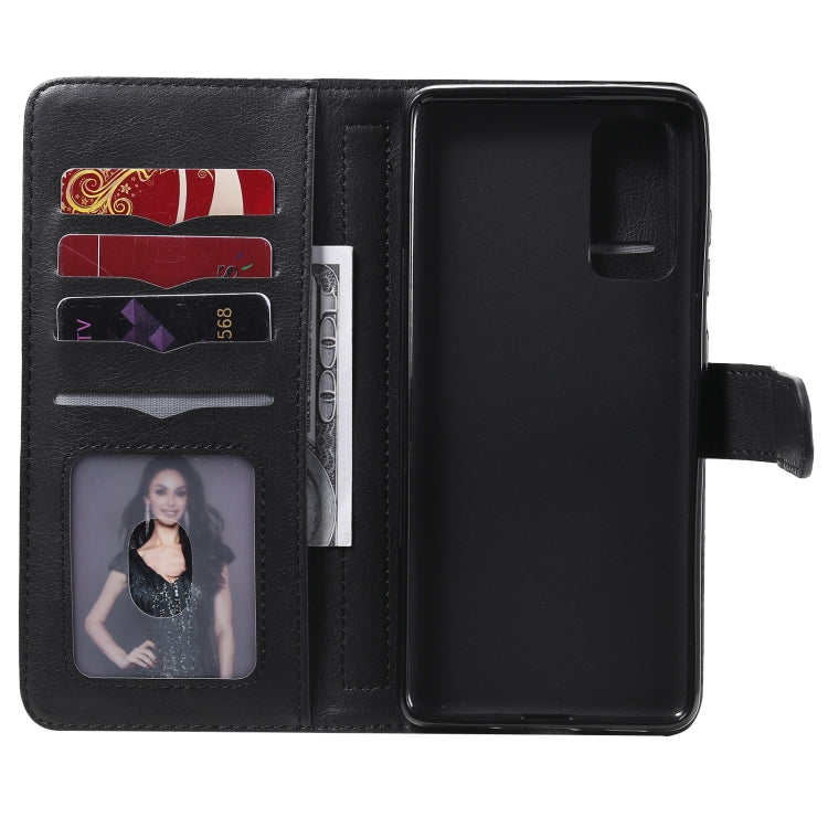 For Samsung Galaxy S20 FE 5G Multifunctional Magnetic Copper Buckle Horizontal Flip Solid Color Leather Case with 10 Card Slots & Wallet & Holder & Photo Frame