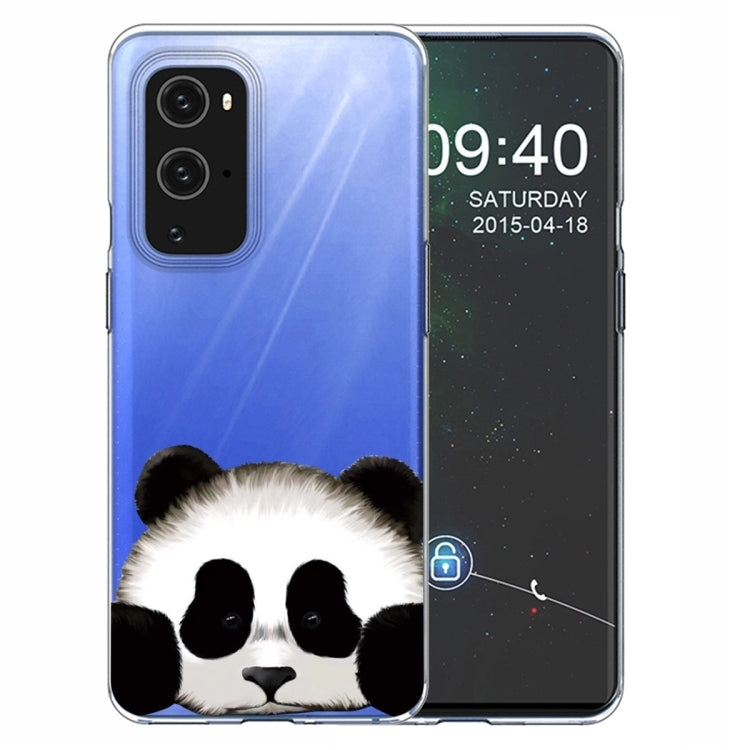 For OnePlus 9 Pro Colored Drawing Pattern Highly Transparent TPU Protective Case