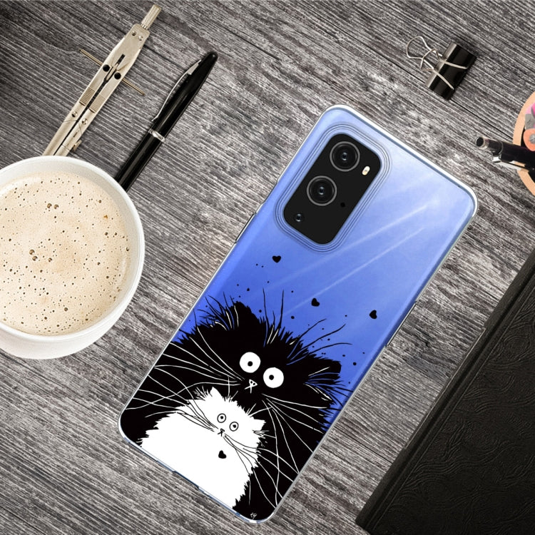 For OnePlus 9 Pro Colored Drawing Pattern Highly Transparent TPU Protective Case