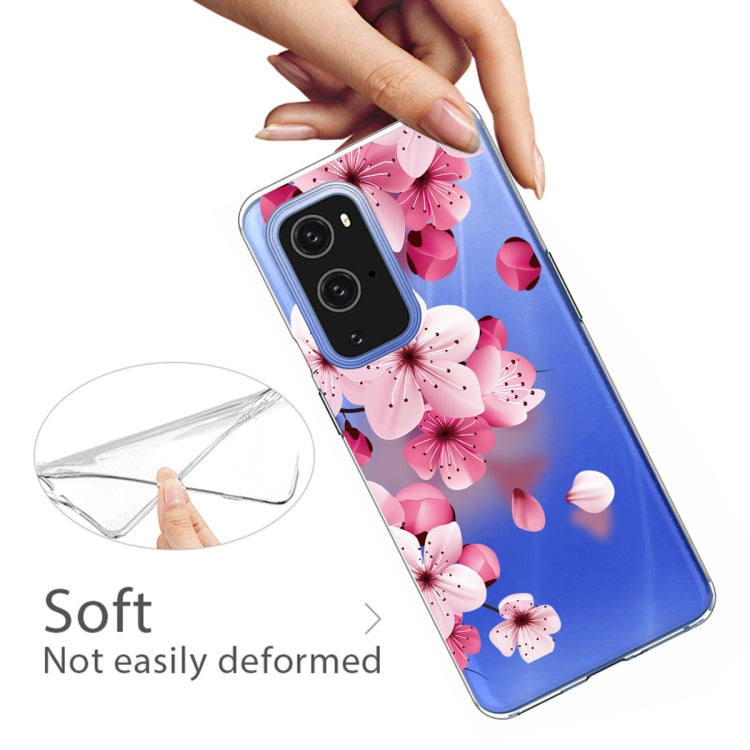 For OnePlus 9 Pro Colored Drawing Pattern Highly Transparent TPU Protective Case