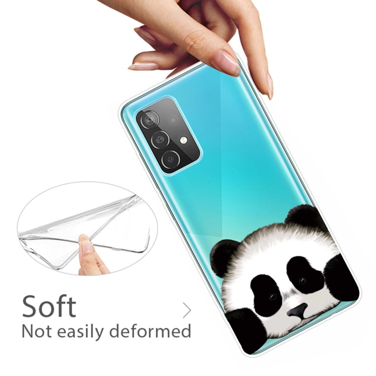 For Samsung Galaxy A52 5G / 4G Colored Drawing Pattern Highly Transparent TPU Protective Case