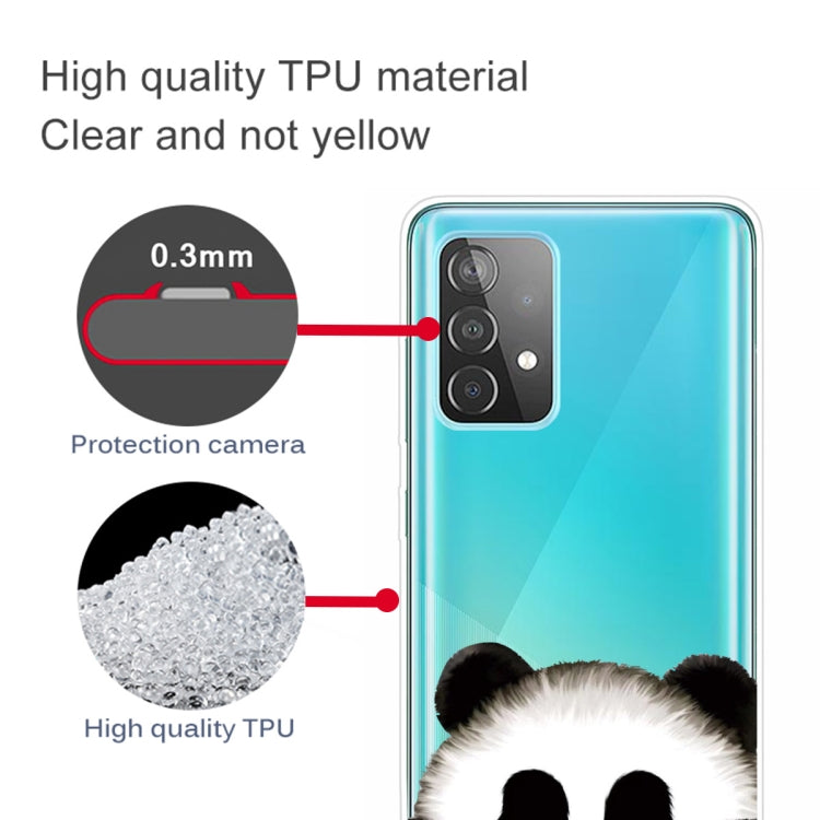 For Samsung Galaxy A52 5G / 4G Colored Drawing Pattern Highly Transparent TPU Protective Case