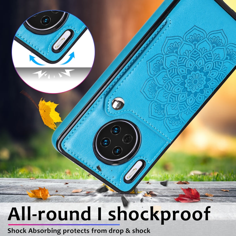 For Huawei Mate 30 Pro Embossed Pattern PU + TPU Protective Case with Holder & Wallet & Card Slots