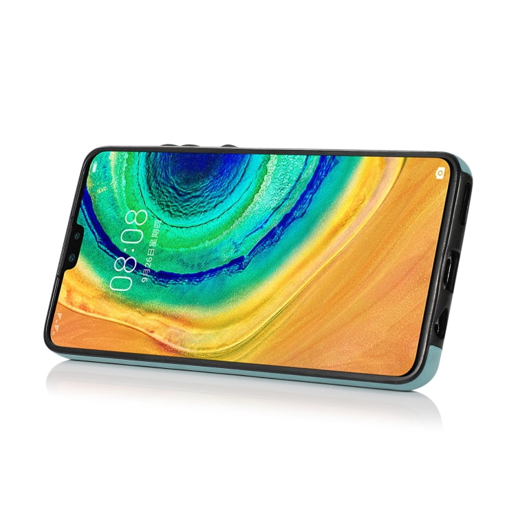 For Huawei Mate 30 Pro Embossed Pattern PU + TPU Protective Case with Holder & Wallet & Card Slots