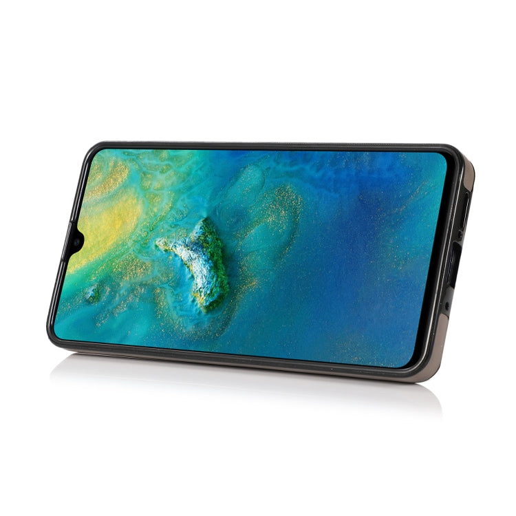 For Huawei Mate 20 Embossed Pattern PU + TPU Protective Case with Holder & Wallet & Card Slots