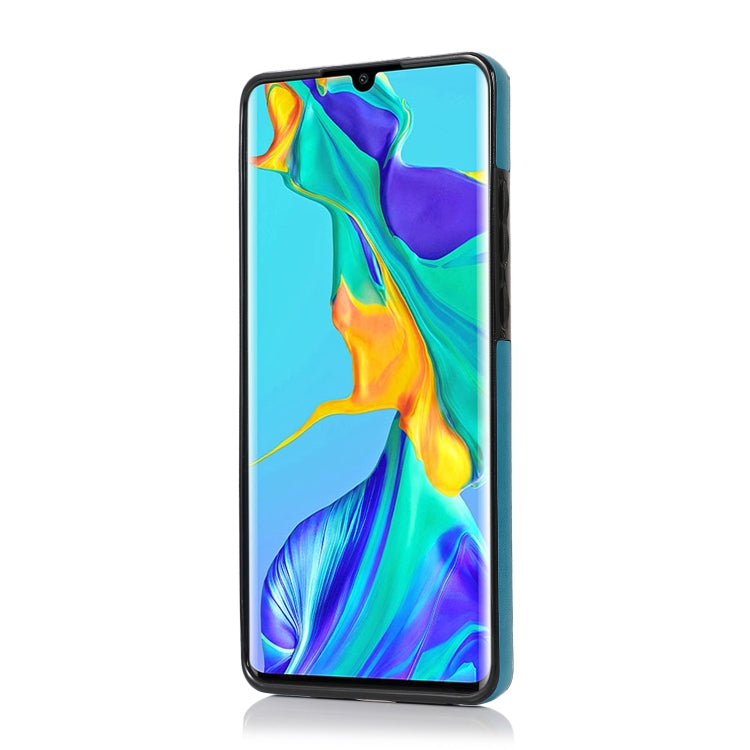 For Huawei P30 Pro Embossed Pattern PU + TPU Protective Case with Holder & Wallet & Card Slots