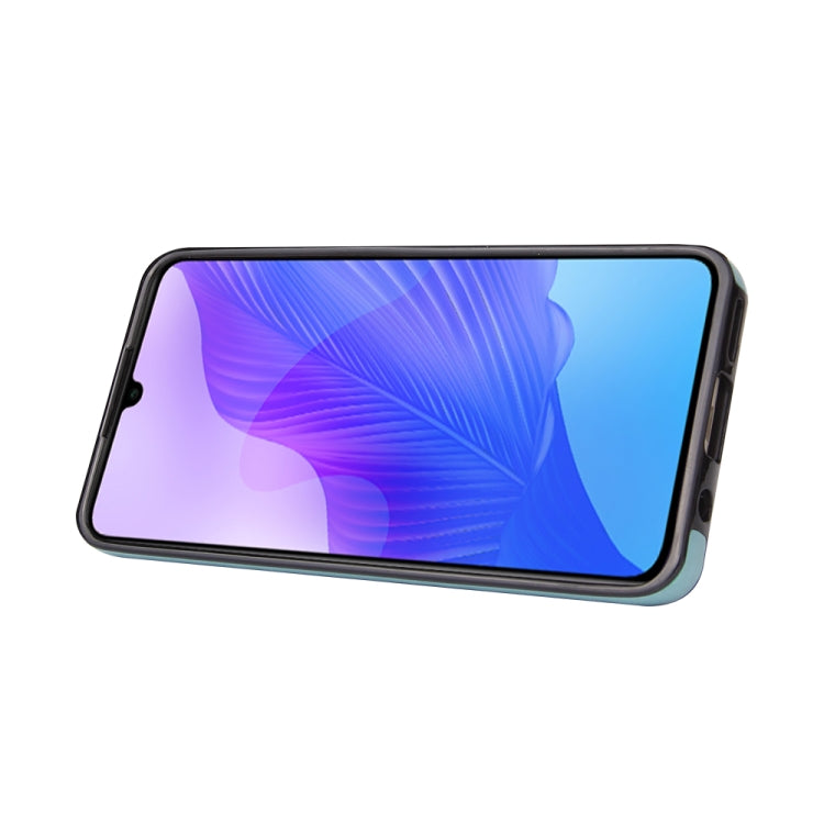 For Huawei P30 Lite Embossed Pattern PU + TPU Protective Case with Holder & Wallet & Card Slots