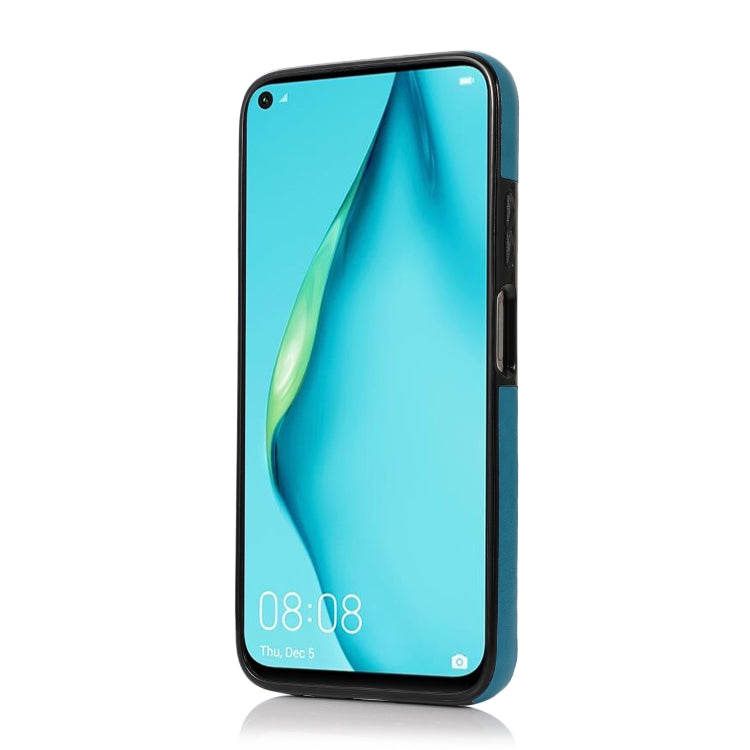 For Huawei P40 Lite Embossed Pattern PU + TPU Protective Case with Holder & Wallet & Card Slots