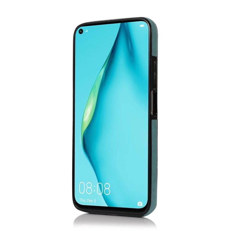 For Huawei P40 Lite Embossed Pattern PU + TPU Protective Case with Holder & Wallet & Card Slots