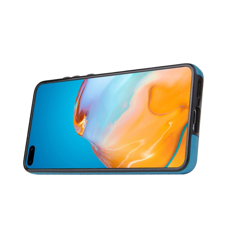 For Huawei P40 Pro Embossed Pattern PU + TPU Protective Case with Holder & Wallet & Card Slots