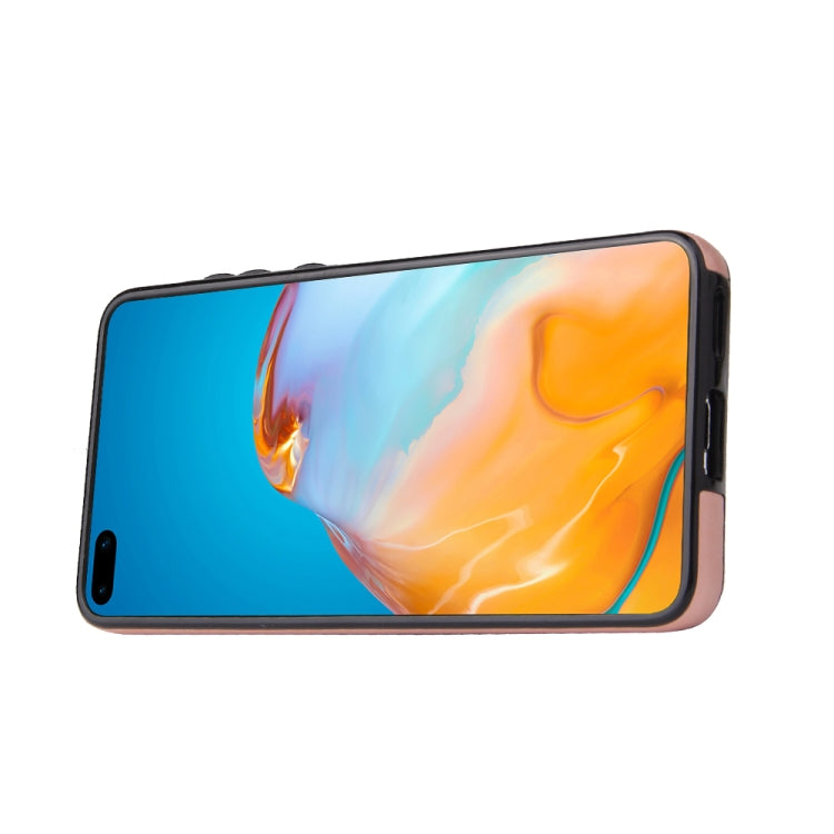 For Huawei P40 Pro Embossed Pattern PU + TPU Protective Case with Holder & Wallet & Card Slots