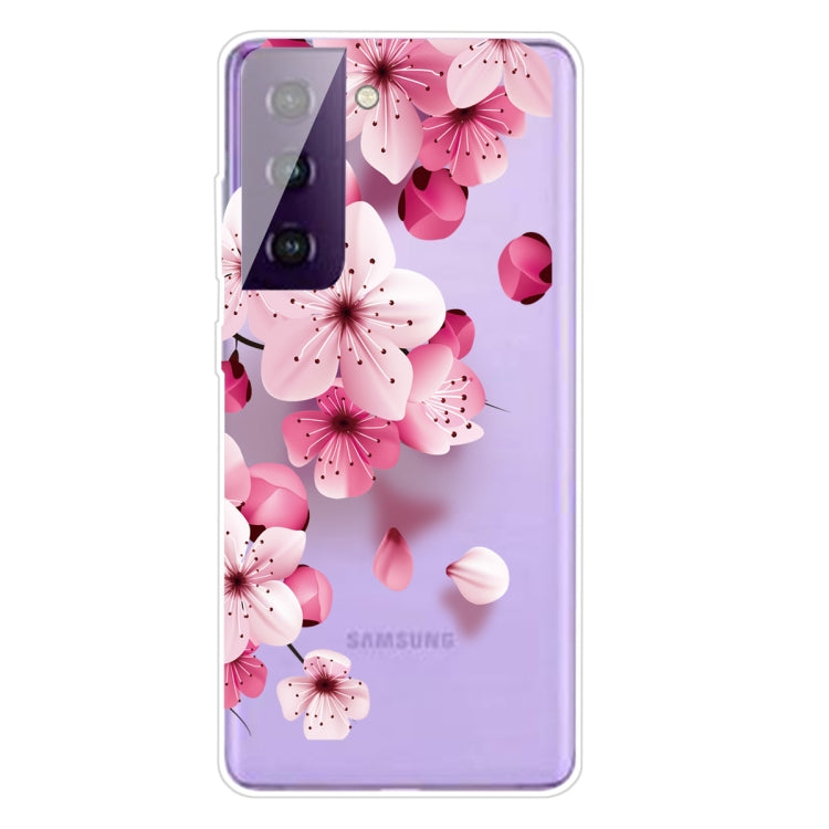 For Samsung Galaxy S21 5G Colored Drawing Pattern Highly Transparent TPU Protective Case