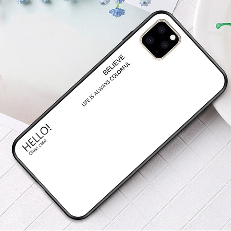 For iPhone 11 Pro Gradient Color Glass Case