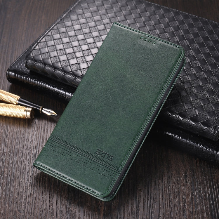 For Xiaomi Redmi Note 9 AZNS Magnetic Calf Texture Horizontal Flip Leather Case with Card Slots & Holder & Wallet