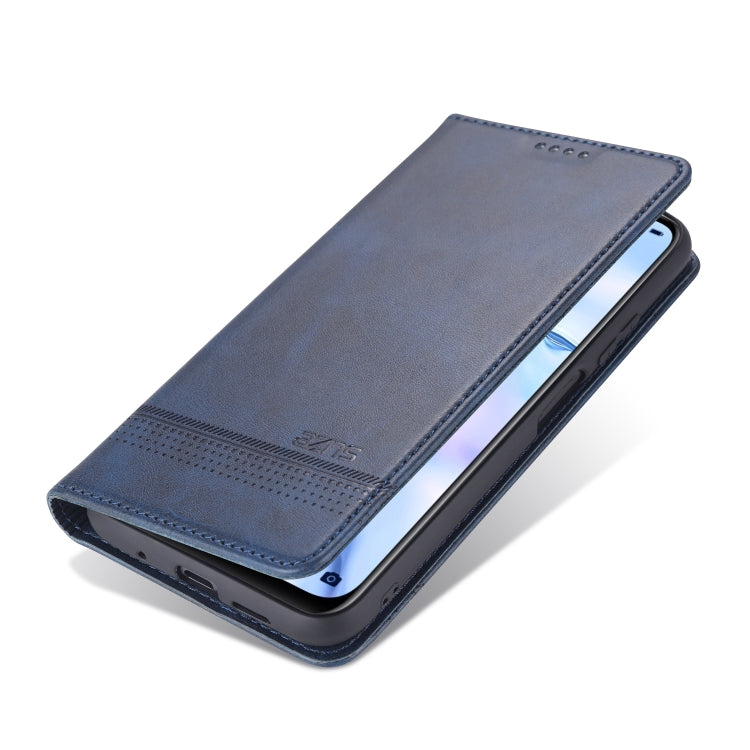 For Xiaomi Redmi Note 9 AZNS Magnetic Calf Texture Horizontal Flip Leather Case with Card Slots & Holder & Wallet