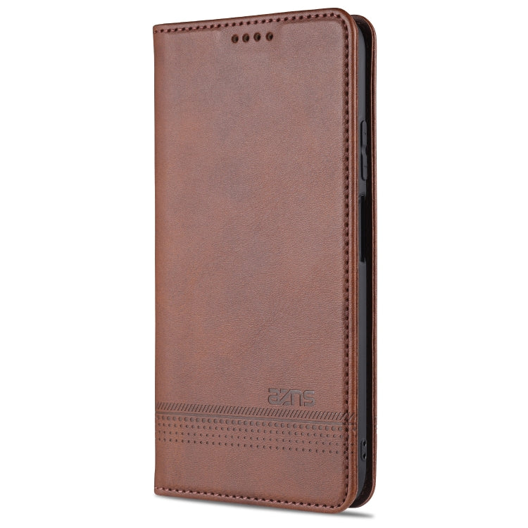 For Xiaomi Redmi Note 9 AZNS Magnetic Calf Texture Horizontal Flip Leather Case with Card Slots & Holder & Wallet