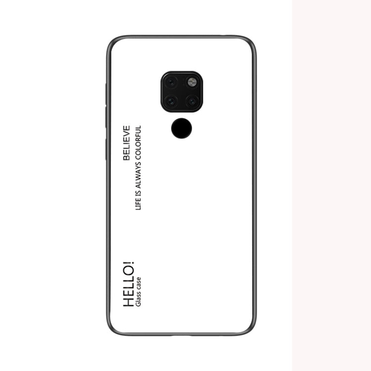 For Huawei Mate 20 X 5G Gradient Color Glass Case