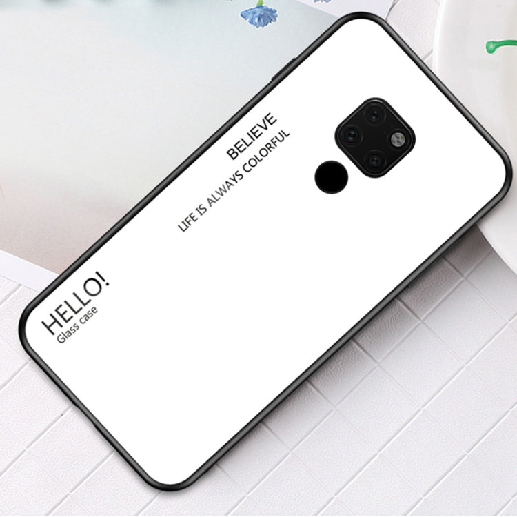 For Huawei Mate 20 X 5G Gradient Color Glass Case