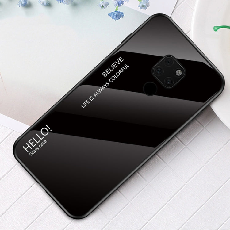 For Huawei Mate 20 X 5G Gradient Color Glass Case