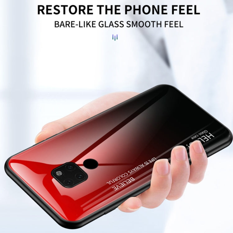 For Huawei Mate 20 X 5G Gradient Color Glass Case