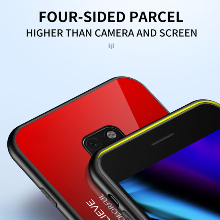 For Huawei Mate 20 X 5G Gradient Color Glass Case