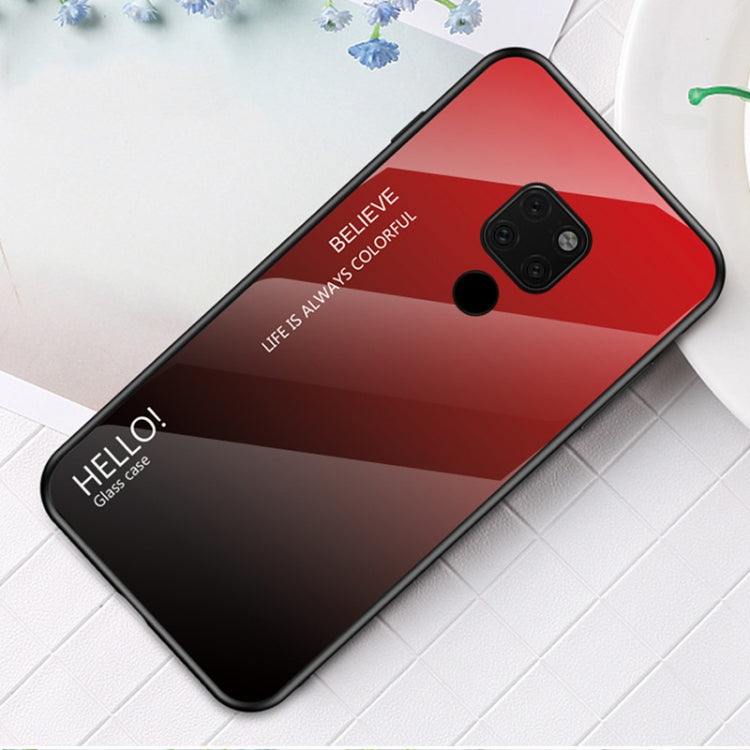 For Huawei Mate 20 X 5G Gradient Color Glass Case