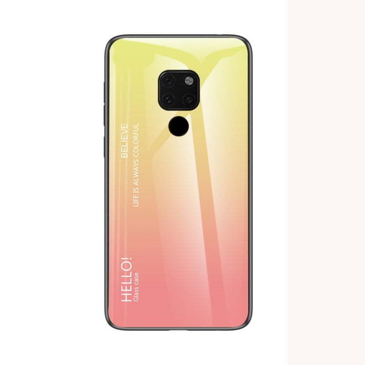 For Huawei Mate 20 X 5G Gradient Color Glass Case