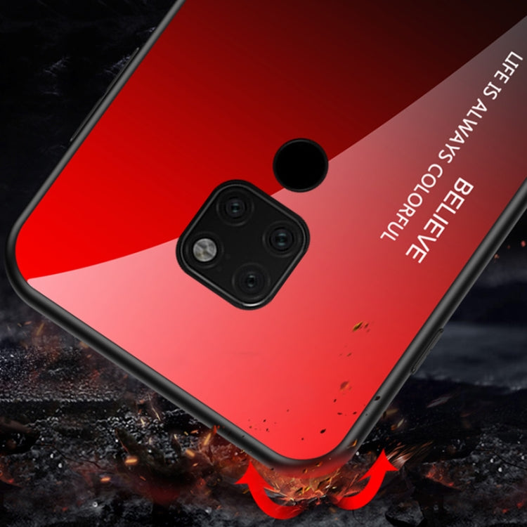For Huawei Mate 20 X 5G Gradient Color Glass Case