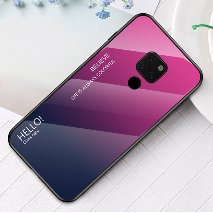 For Huawei Mate 20 X 5G Gradient Color Glass Case