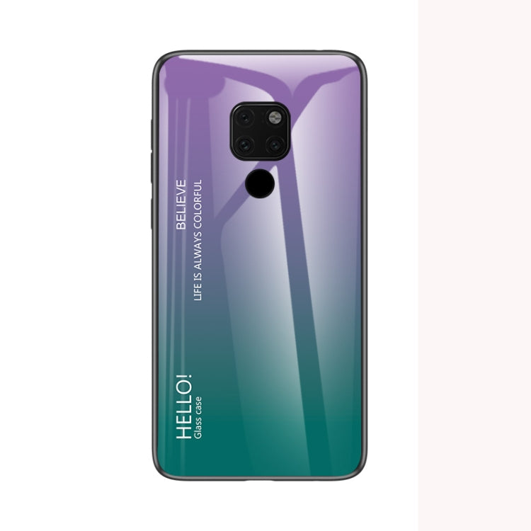 For Huawei Mate 20 X 5G Gradient Color Glass Case